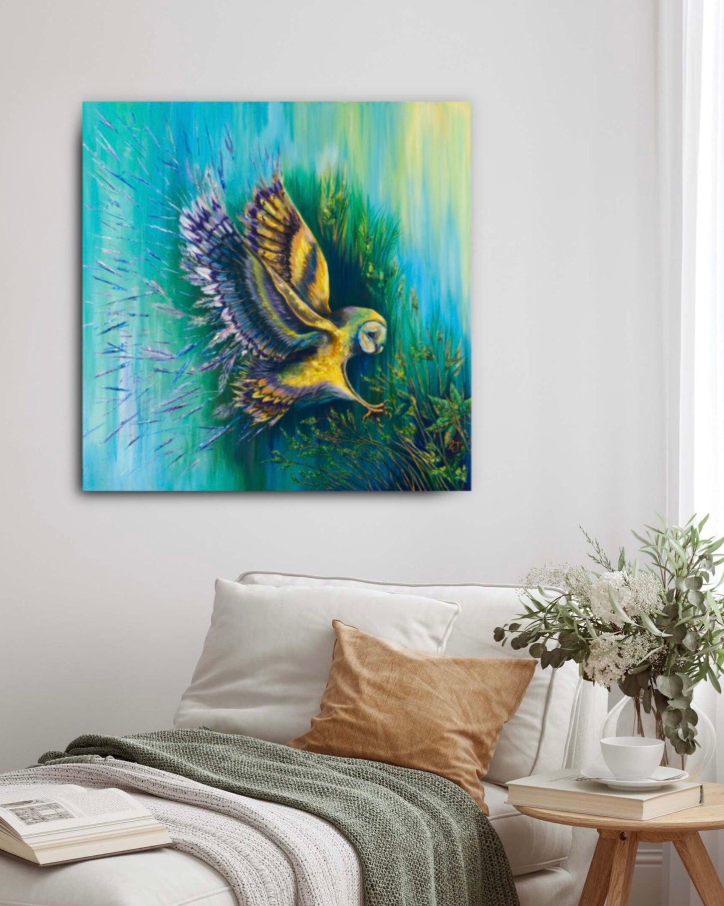 ‘Shards of Feathers’ Original on Canvas