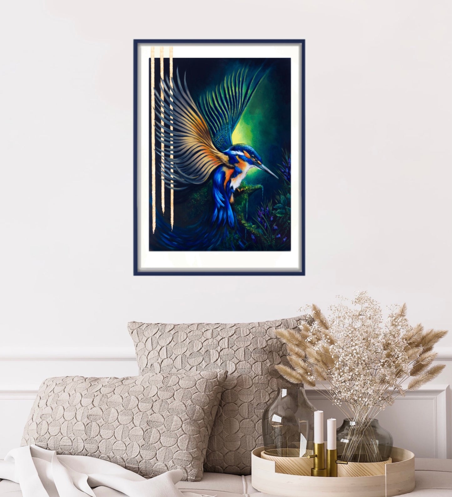 ‘Woodland Sapphire’ Fine Art Print