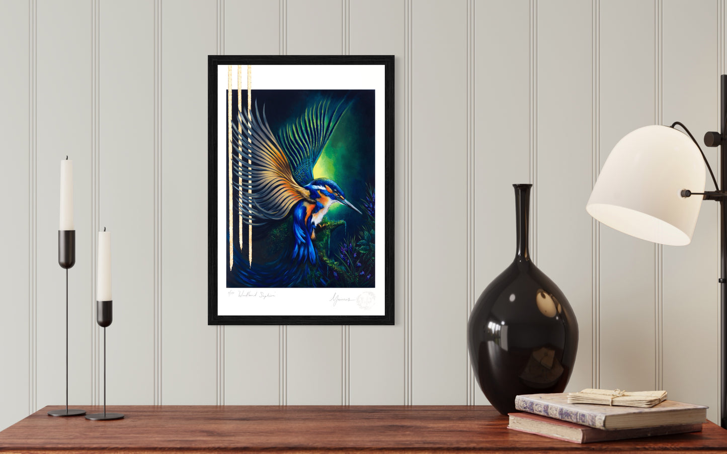 ‘Woodland Sapphire’ Fine Art Print