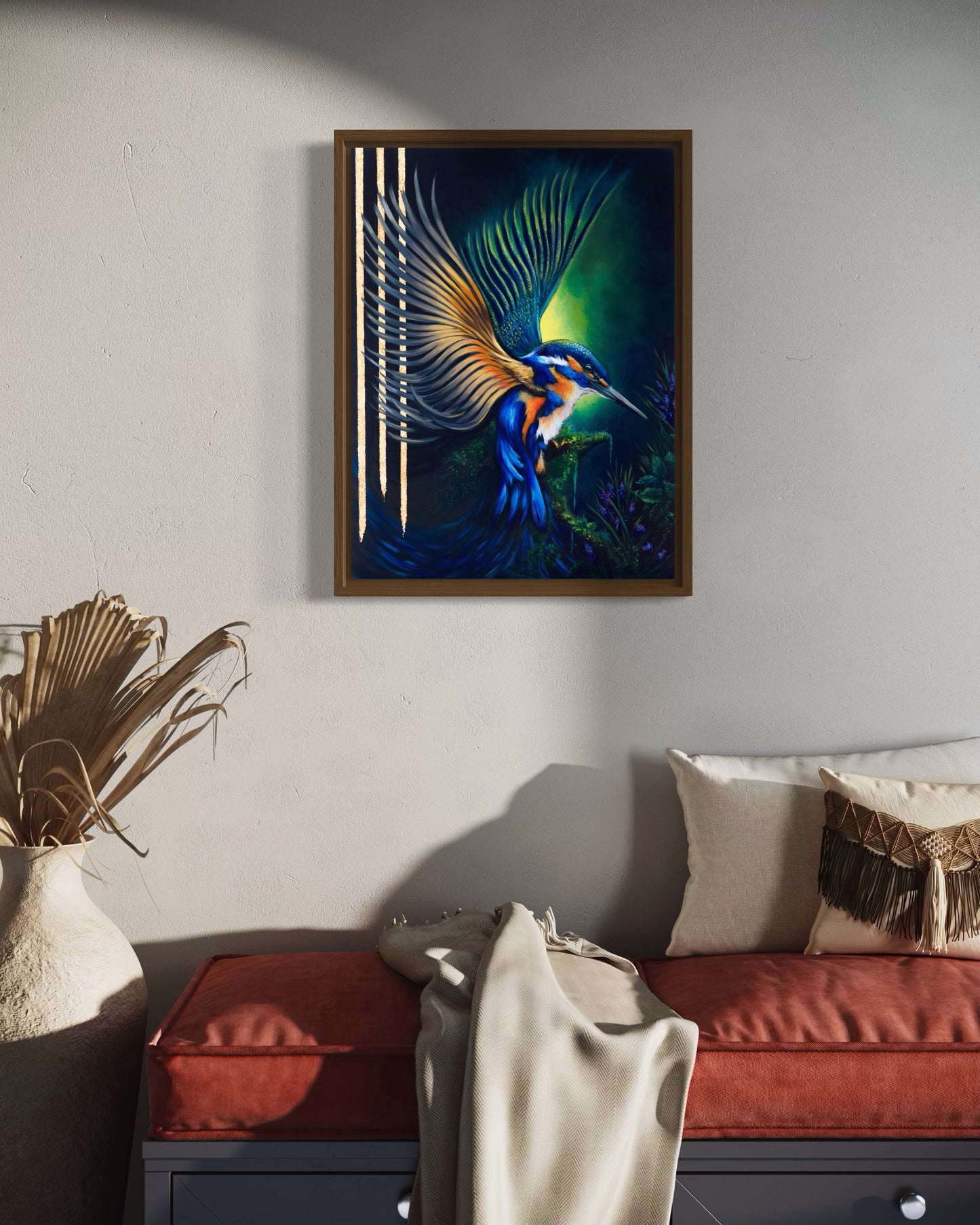 ‘Woodland Sapphire’ Canvas Print