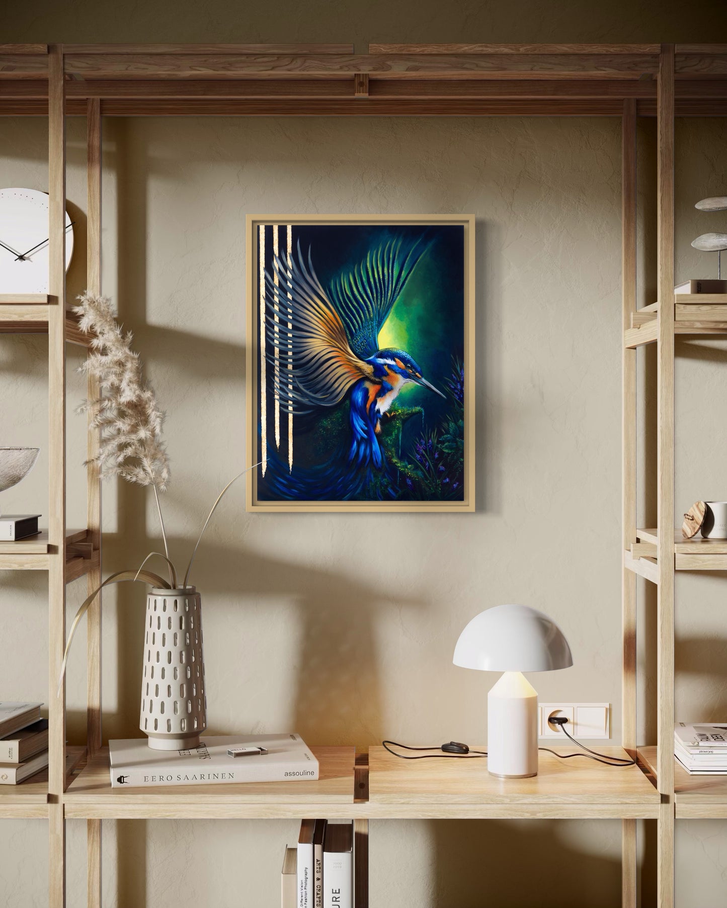 ‘Woodland Sapphire’ Canvas Print